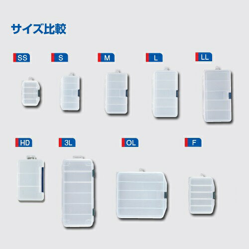 明邦 SFC ルアーケース S クリア | 釣具 釣り フィッシング r-bunbun-10005436 つり具のブンブン 楽天市場店 サンプル画像3