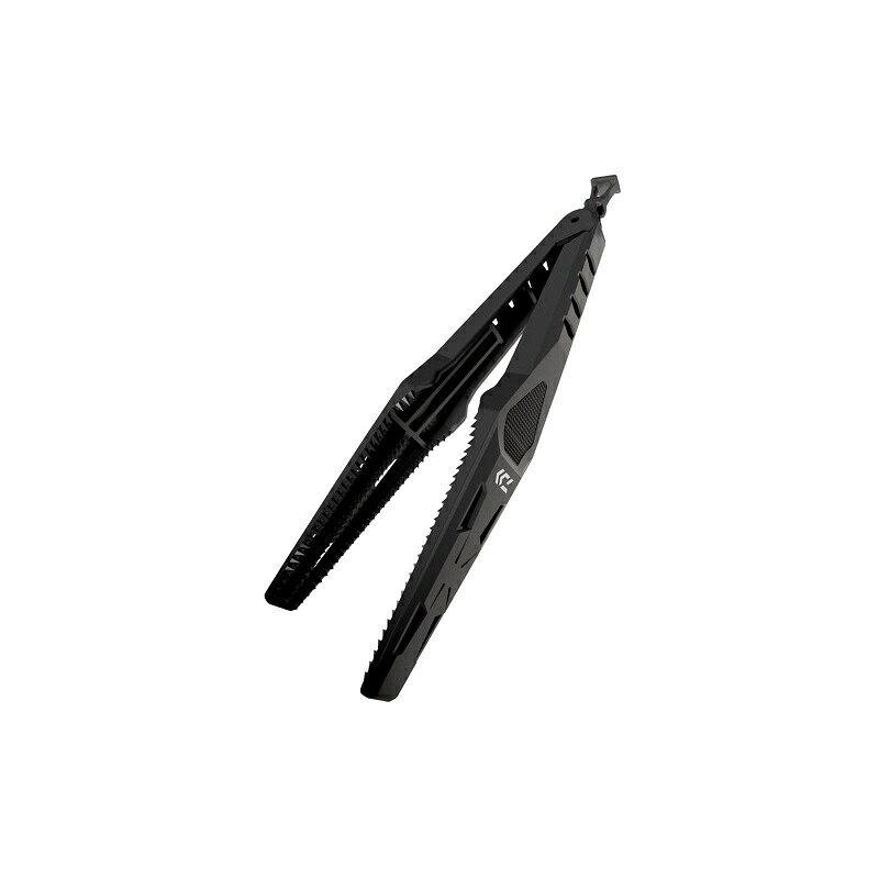 商品説明オリジナル刃形状で魚をガッチリホールド！軽量フィッシュホルダーグリップ力にこだわったオリジナル刃形状。中心に刃を向けて配置することによって魚をガッチリホールド可能。肉抜きすることで実現した軽量フィッシュホルダー。力を入れやすいグリップデザイン。簡易ロック付きで収納もコンパクト。尻手ロープ取り付け穴付き。DAIWA FISH HOLDER LIGHT 200●標準自重(g)：約65●全長(mm)：約220●カラー：ブラック詳細はこちら