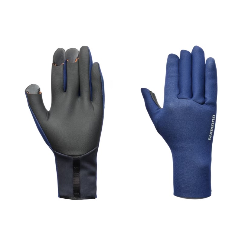 シマノ GL-051Y 03 ダブル クロロプレン グローブ 3 L ネイビー / 防寒手袋 防寒グローブ / 釣具 釣り フィッシング