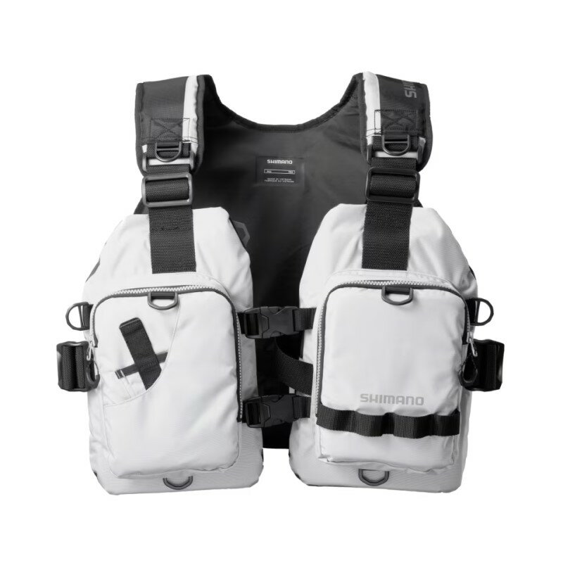 【ブラックフライデー 期間中 エントリーでP10倍！】シマノ VF-068T ゲームベスト ライト F ライトグレ..