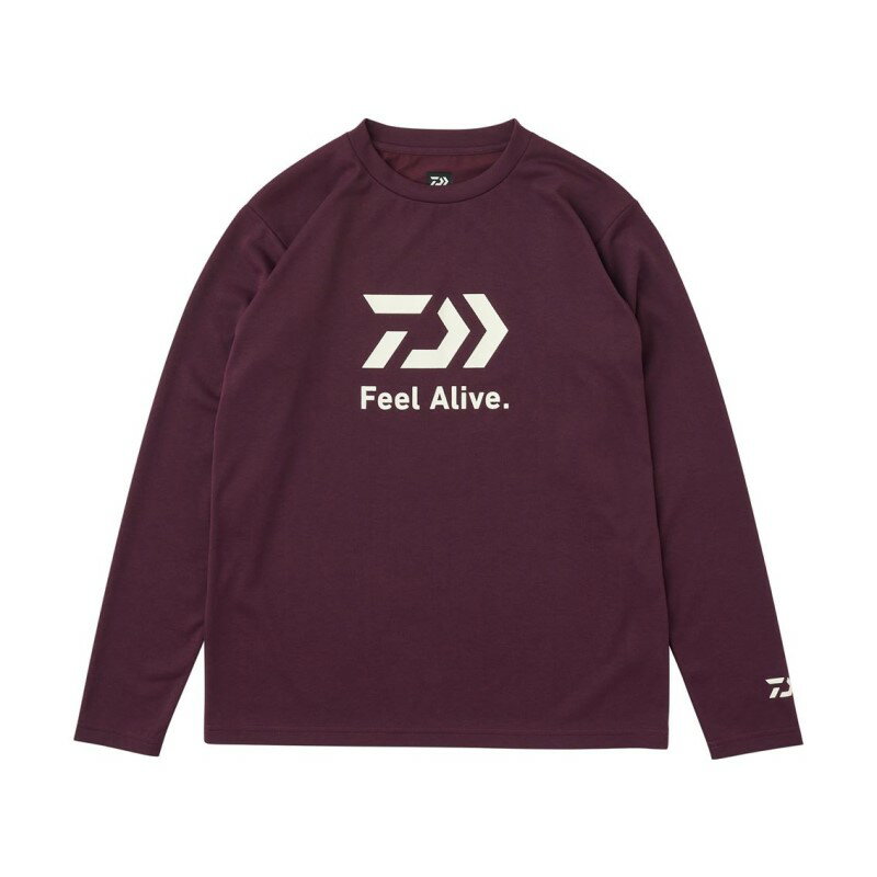 ダイワ DE-8025 クリーンオーシャン ロングスリーブシャツ L プラム | 釣具 釣り フィッシング