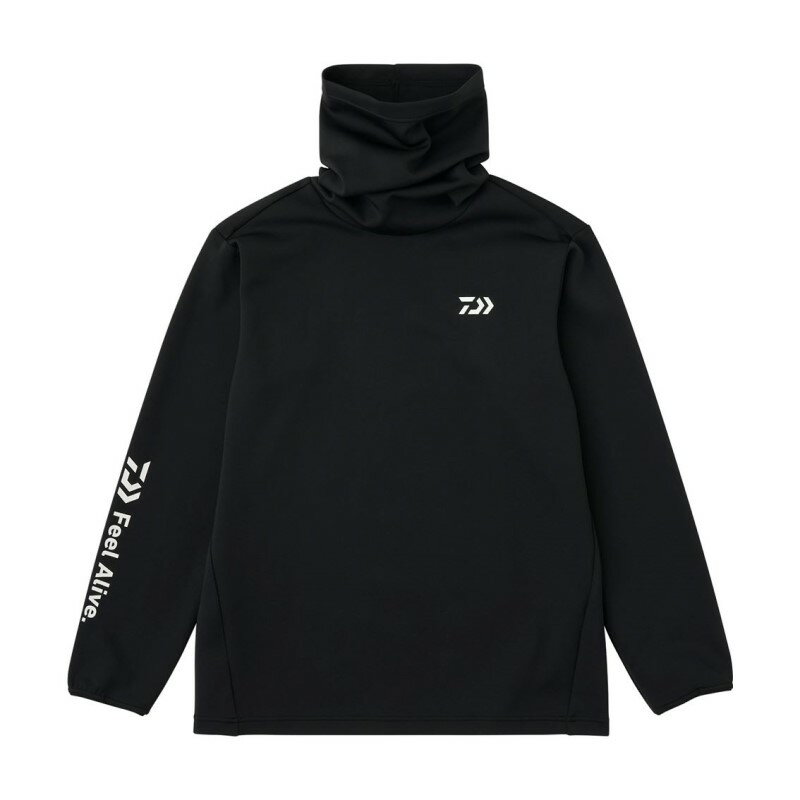 ダイワ DE-9325 ストレッチシャツ ネックウォーマー XL ブラック | 釣具 釣り フィッシング