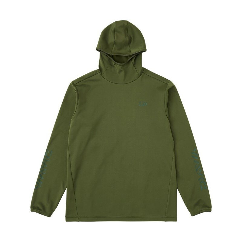 ダイワ DE-9225 ストレッチシャツ フーディー 2XL オリーブグリーン | 釣具 釣り フィッシング
