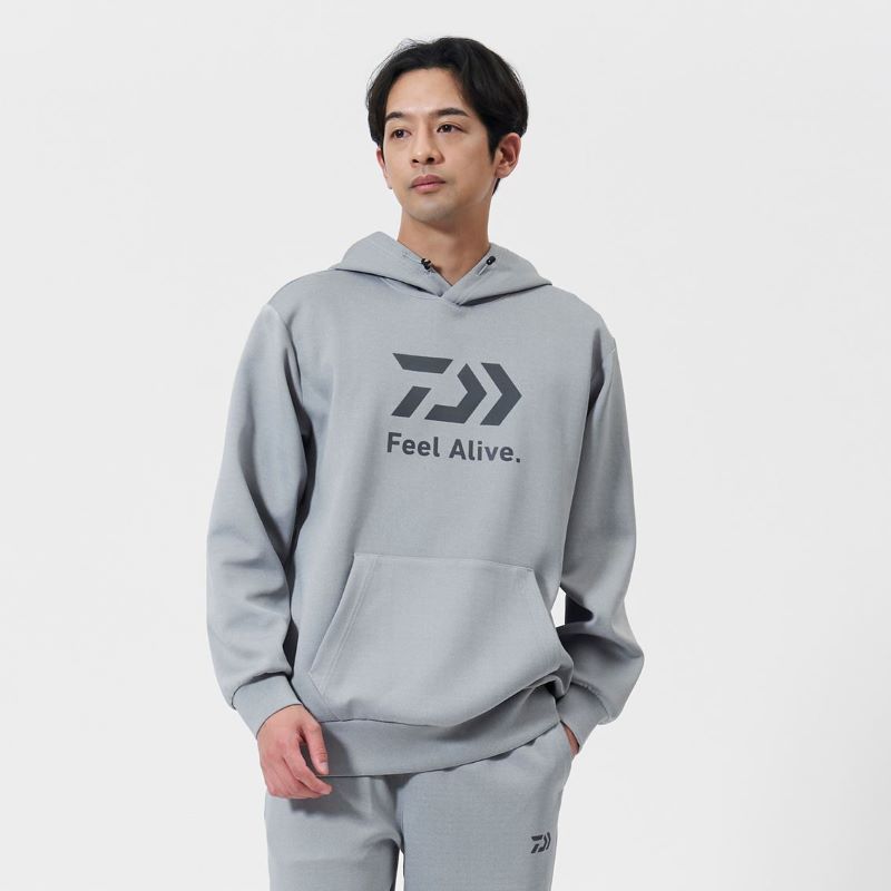 ダイワ DE-8925 ダンロテック スウェットフーディー M グレー | 釣具 釣り フィッシング