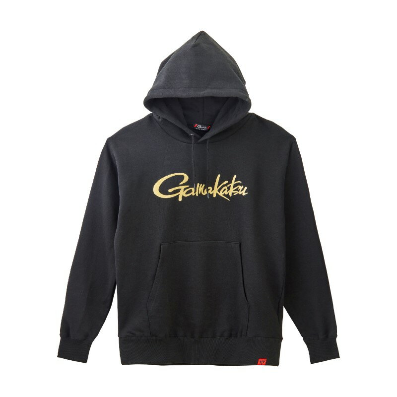 がまかつ GM3790 ロゴフーディ LL ブラック / 釣具 釣り フィッシング