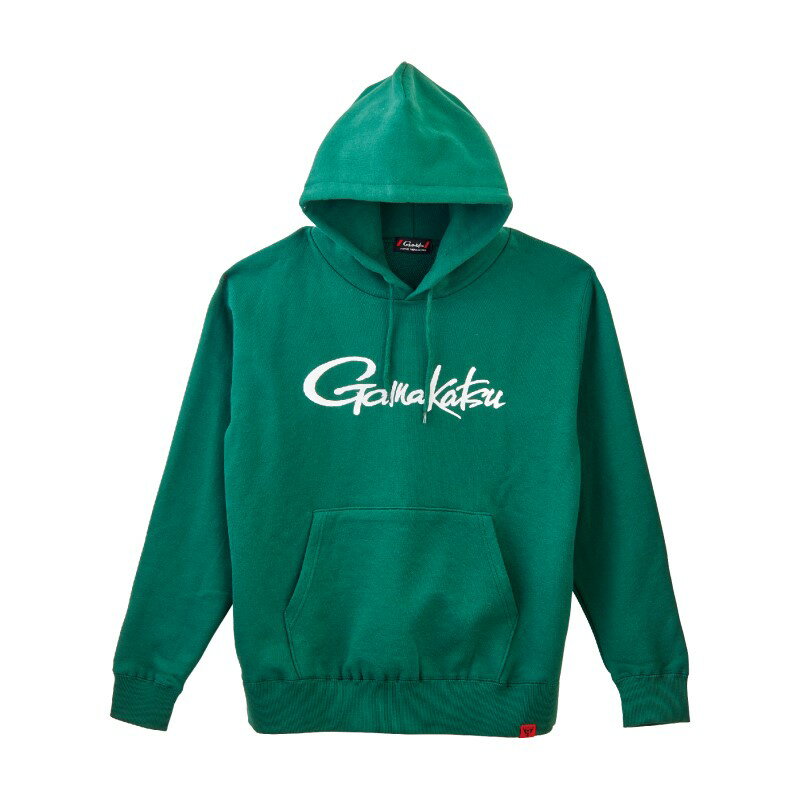 がまかつ GM3790 ロゴフーディ M グリーン / 釣具 釣り フィッシング