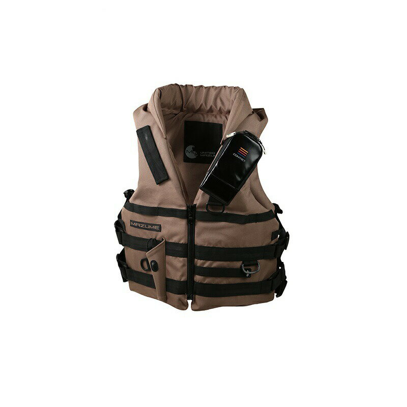 オレンジブルー MZLJ-772 mazume コンタクトライフジャケット フリー タン / 釣具 釣り フィッシング