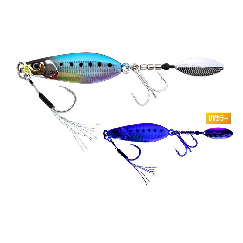 ジャッカル ビッグバッカー Eブレード W 40g UVイワシ | 釣具 釣り フィッシング