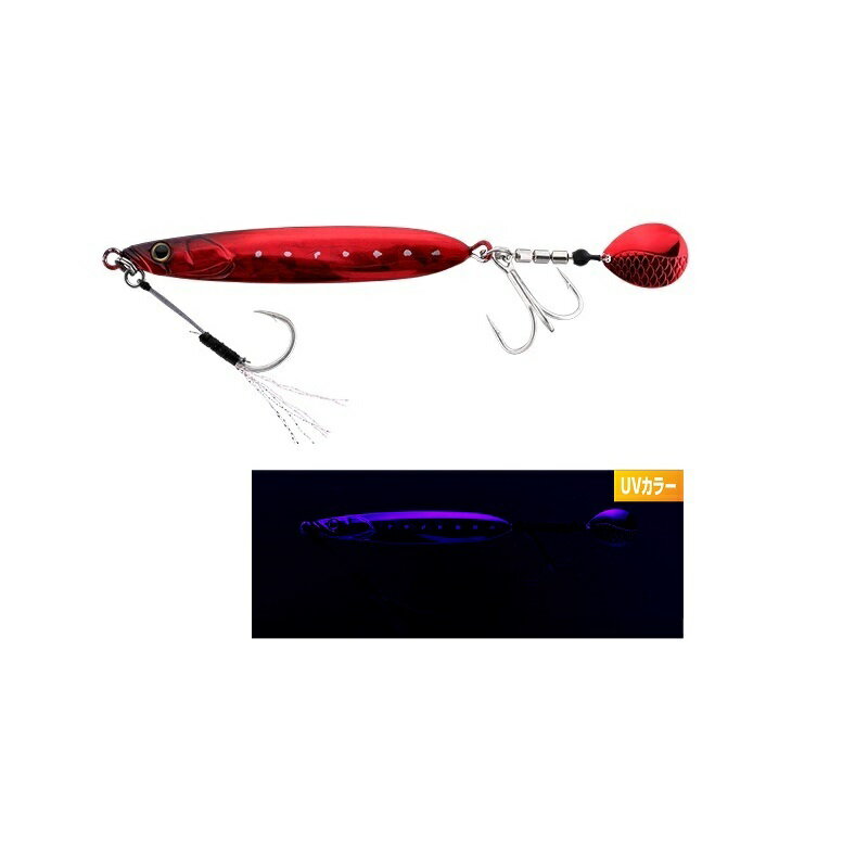 ジャッカル ビッグバッカー Eブレード 40g 金井ルビーUV | 釣具 釣り フィッシング