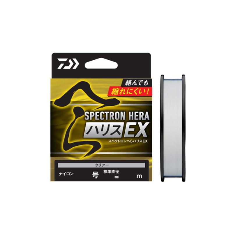 Harriss - 3点以上で最大ポイント10倍要エントリー ダイワ スペクトロン へらハリスEX 75m 0.8号 クリアー / 釣具 釣り フィッシング