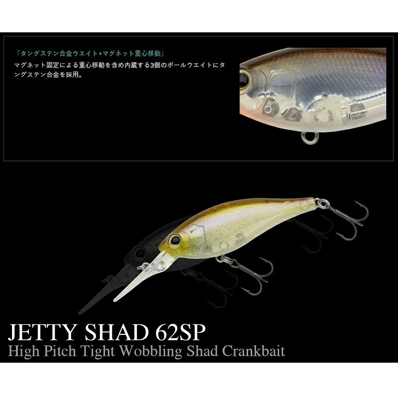 ノリーズ ジェティーシャッド 62SP 309 パールリアルギル / 釣具 釣り フィッシング r-bunbun-10121244 つり具のブンブン 楽天市場店 サンプル画像2