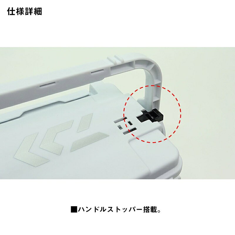 つり具のブンブン 楽天市場店のダイワ タックルボックス TB4000HS ダークグリーン / 釣具 釣り フィッシング｜アングル3