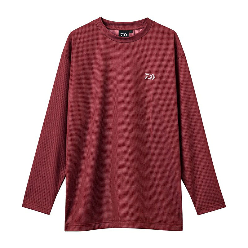 Rakuten - ダイワ DE-8626 ドライメッシュロングスリーブシャツ ボルドー 2XL / 釣具 釣り フィッシング