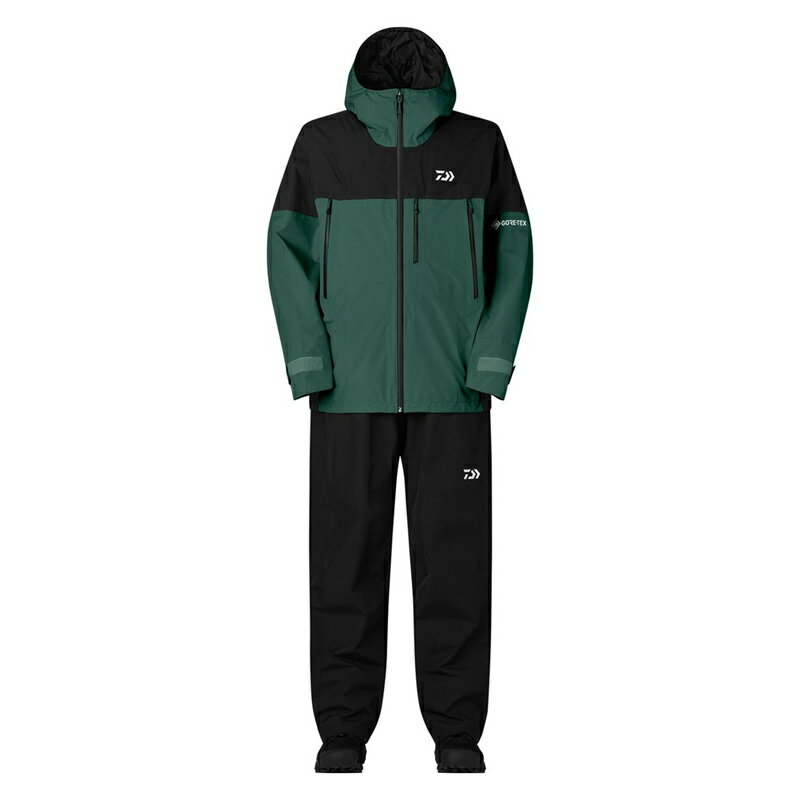 ダイワ DR-1926 ゴアテックス バーサタイルレインスーツ ダルグリーン XL / レインウェア 上下 メンズ 透湿防水 GORE-TEX / 釣具 釣り フィッシング