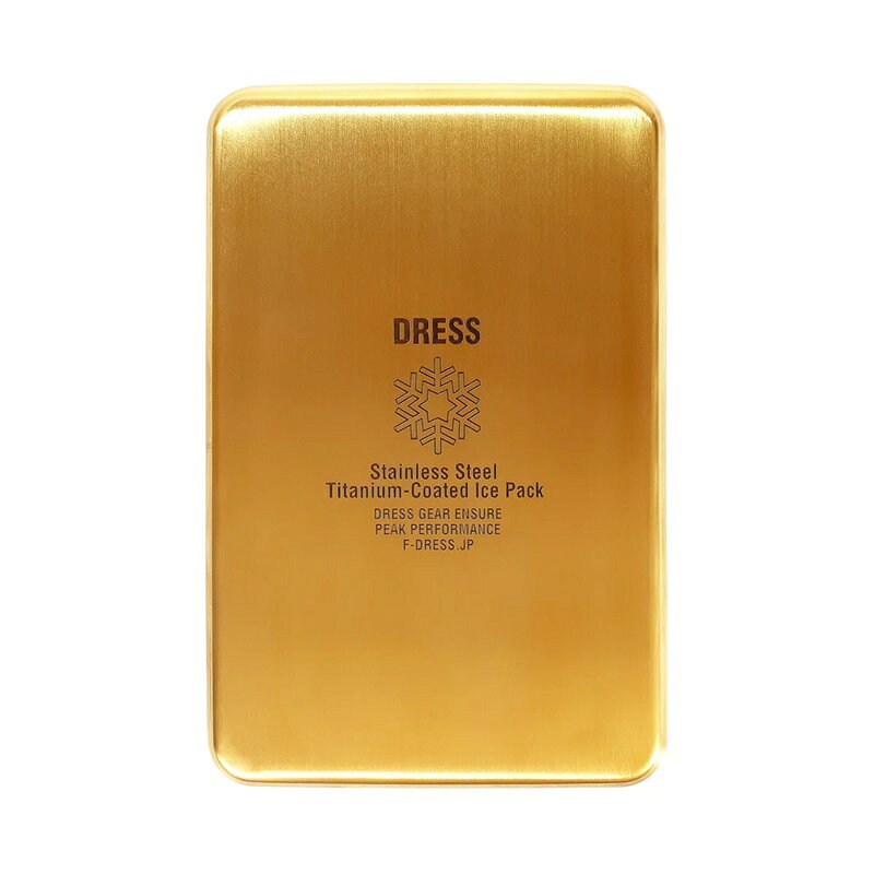 ドレス DRESS 金属製保冷剤 チタンコート アイスコアシールド ゴールド 釣具 釣り…