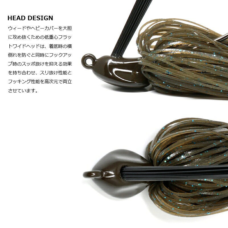 デプス RC フラットバックジグ 1/2oz #05 ブラウン/プロブルー / 釣具 釣り フィッシング r-bunbun-10135382 つり具のブンブン 楽天市場店 サンプル画像3