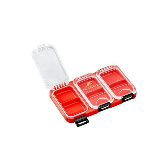 Case, Toolbox - シマノ CS-102Q スタッフケース 60 FIREBLOOD レッド 2コマ / 釣具 釣り フィッシング