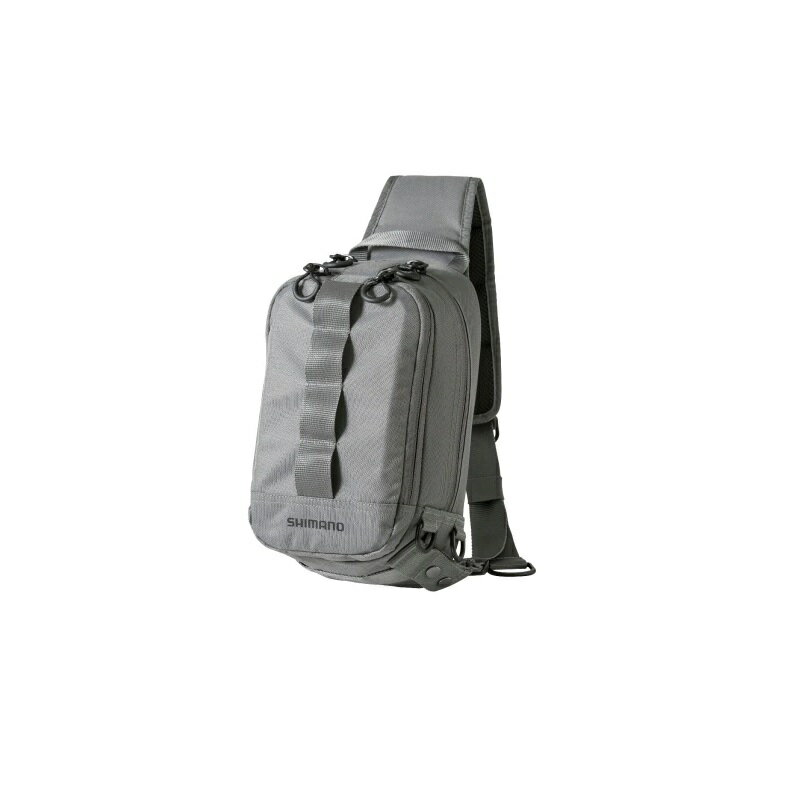 シマノ BS-025T スリング ショルダーバッグ グレー M | 釣具 釣り フィッシング