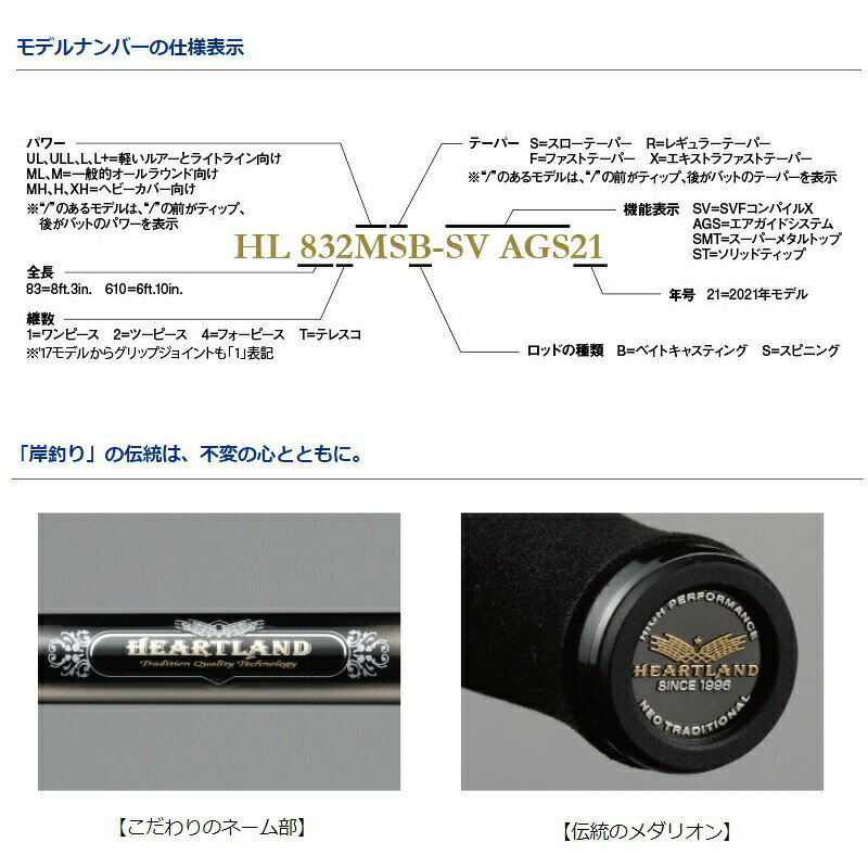 ダイワ ハートランド 852ML+FS-SV AGS22 | 釣具 釣り フィッシング r-bunbun-10002769 つり具のブンブン 楽天市場店 サンプル画像2