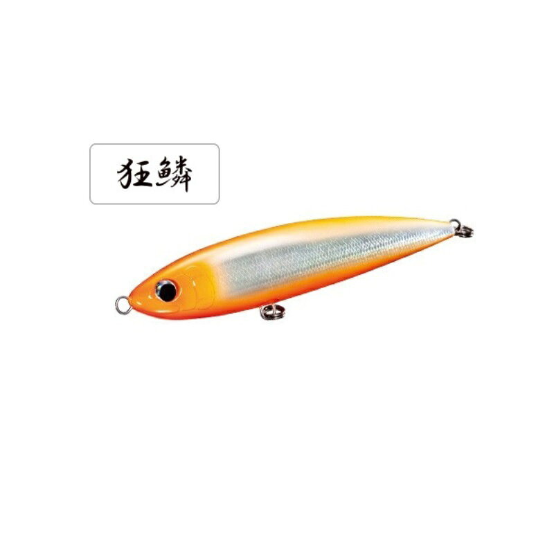商品説明狙いは大型ヒラマサ。待望のS字アクションモデル登場。飛びと泳ぎを両立させたオシアペンシルシリーズに、S字ダイブ系アクション専用モデルが登場。コンセプトは「飛び」と「入り」の良さ。ホースヘッド等、足場の高い所でも安定してダイブする簡単操作設計。ヒラマサはもちろん、ブリ、マグロキャスティングにも対応。ベイトや活性に合わせて選べる多彩なサイズ展開で、状況に応じた攻めが可能に。■技術特性●貫通ワイヤー●狂鱗独自に開発されたシマノオリジナルホログラム。本当のリアリズムを追い求める上で狂鱗ホログラムのデザインは、生きたイワシの鱗をスケッチする所から始まっている。実際のイワシから鱗を採取し、それを拡大。スケッチに起こしたイラストのアウトラインをデータ化し、それをイワシの拡大写真に重ね写しながら本物の鱗が配置されている実際の間隔でレイアウトを作成。この一枚一枚の鱗をそれぞれしっかり輝かせるために、更に必要な技術を取り入れて独自に開発されたのが、シマノオリジナルの狂鱗ホログラムなのである。SHIMANOシマノ　オシア 別注平政 190F■商品説明・商品名：オシア 別注平政 190F・品番：OT-190J・サイズ：190mm・自重：70g・タイプ：フローティング・フックサイズ：（150lbリング）推奨フック ST-66（#3/0）・カラー：008 キョウリンオレンジ詳細はこちら
