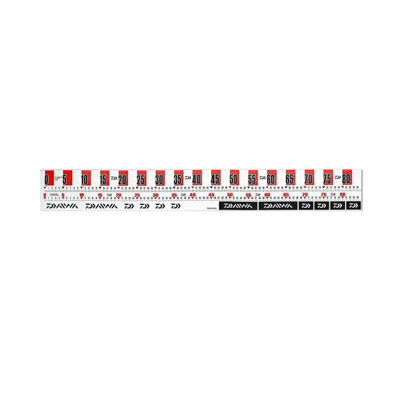 Rakuten - ダイワ CPメジャーステッカーロング レッド | 釣具 釣り フィッシング
