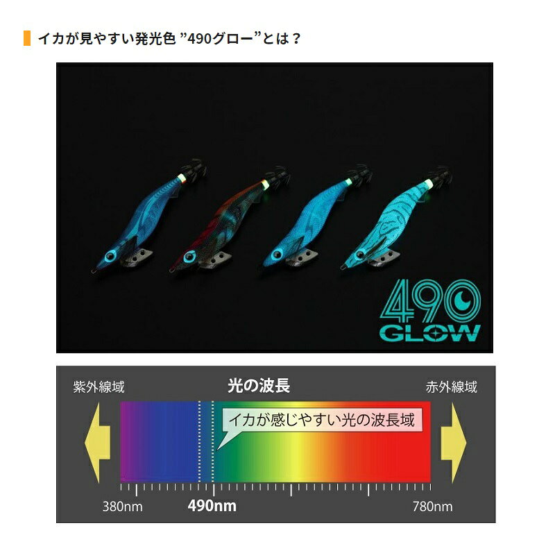 ヤマシタ エギ王 K 2.5 052 ぶちぶちコーラル ラメ布 490グロー虹ボディ | 釣具 釣り フィッシング r-bunbun-10001668 つり具のブンブン 楽天市場店 サンプル画像3