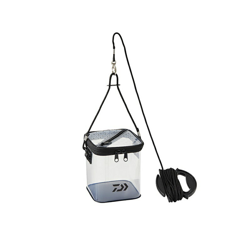 Small Accessories - 3点以上で最大ポイント10倍要エントリー ダイワ ポータブル活かし水汲み 15(A) クリアブラック | 釣具 釣り フィッシング