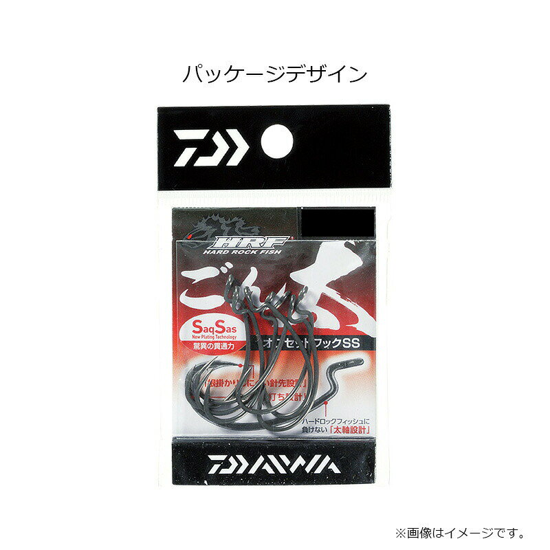 HRF® オフセットフックSS ごん太 #1/0 の商品画像2枚目