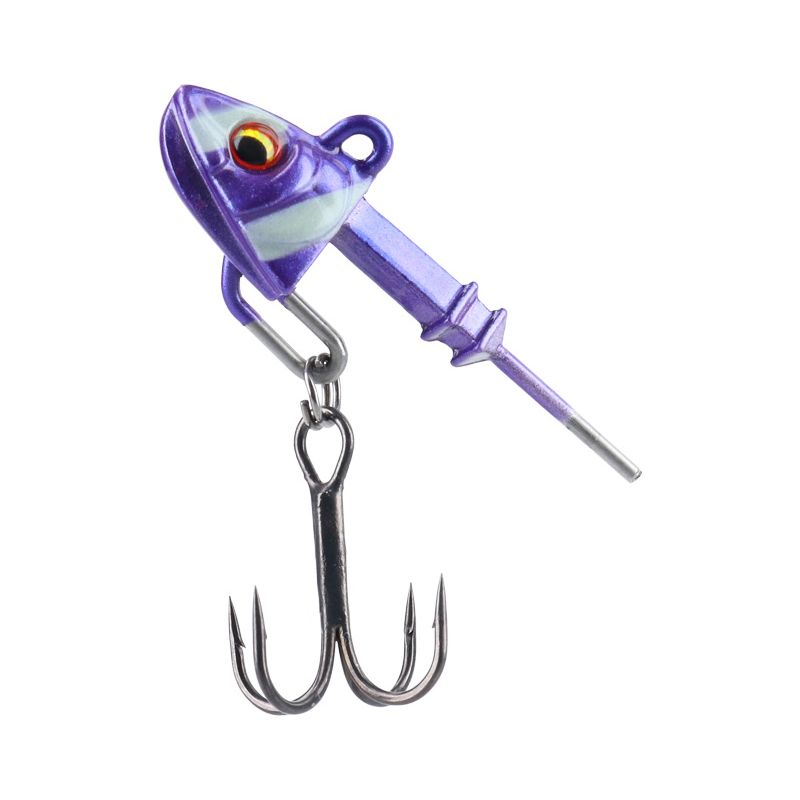 ダイワ サムライ太刀 ワインドダートヘッドSS 18g 紫ゼブラ | 釣具 釣り フィッシング