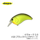 デプス イヴォーク 2.0 #20 ブラックバックチャート | 釣具 釣り フィッシング