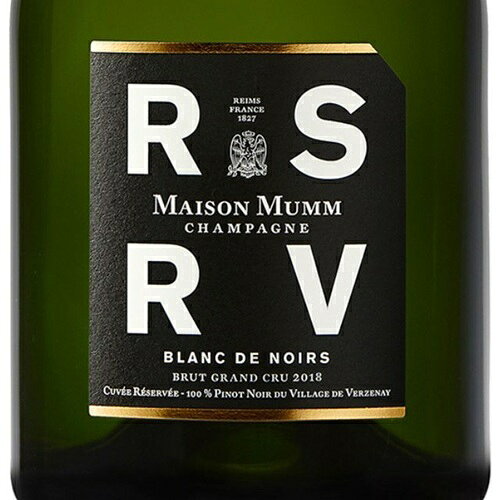 【正規輸入品】メゾン マム RSRV（アール エス アール ヴイ） ブラン ド ノワール 2018 750ml 箱なし ブリュット シャンパン 送料無料 ギフト対応可 ラッピング 誕生日 プレゼント お祝い [[wrap03] r-concier-10006677 SAKE People サンプル画像2