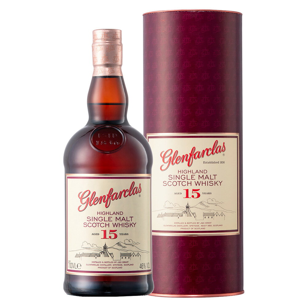 楽天SAKE Peopleグレンファークラス 15年 46％ 700ml 箱付 シングルモルト スコッチ ウイスキー ギフト対応可 ラッピング 熨斗 誕生日 プレゼント お祝い [[wrap04]