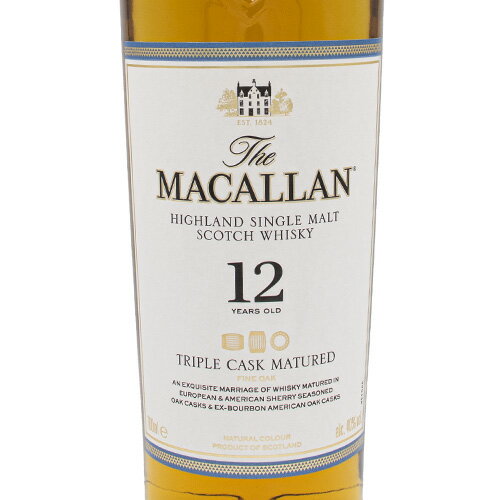 ザ マッカラン トリプルカスク 12年 40% 700ml箱付 スコッチ ウイスキーギフト対応可 ラッピング 熨斗 誕生日 プレゼント お祝い [[wrap04]