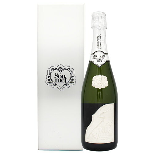 ソウメイ ブラン ド ブラン（プラチナ）Soumei Blanc de Blancs 750ml 箱付ブリュット シャンパンギフト ラッピング 熨斗 誕生日 プレゼント お祝い [[wrap04]