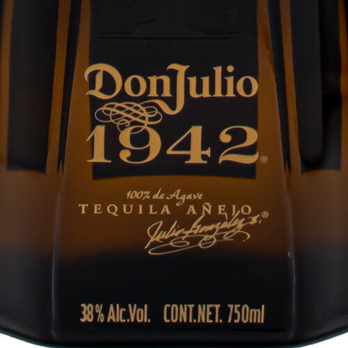 ドン フリオ 1942 38% 750ml 箱付スピリッツ テキーラ メキシコギフト対応可 ラッピング 熨斗 誕生日 プレゼント お祝い [[wrap04]