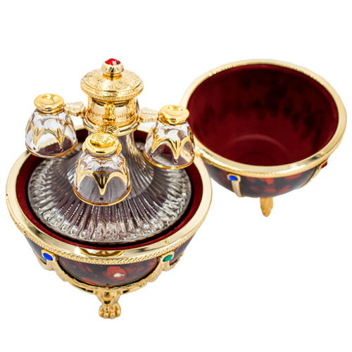 ラドガ インペリアル コレクション ウォッカ ルビー イースター エッグ 40% 700ml 箱付 スピリッツ 送料無料