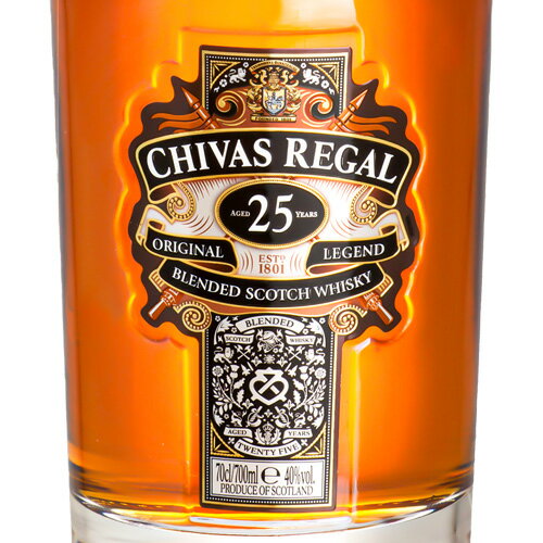 【正規輸入品】シーバス リーガル 25年 40% 700ml 箱付 ブレンデッド スコッチ ウイスキー ギフト対応可 ラッピング 熨斗 誕生日 プレゼント お祝い [[wrap04]