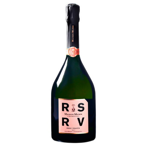 【正規輸入品】メゾン マム RSRV（アール エス アール ヴイ）ロゼ フジタ NV 750ml 箱なし ブリュット シャンパンギフト ラッピング 誕生日 プレゼント お祝い [[wrap03]