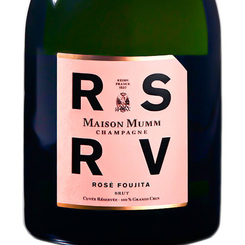 【正規輸入品】メゾン マム RSRV（アール エス アール ヴイ） ロゼ フジタ NV 750ml 箱なし ブリュット シャンパン 送料無料 ギフト対応可 ラッピング 誕生日 プレゼント お祝い [[wrap03] r-concier-10006678 SAKE People サンプル画像2