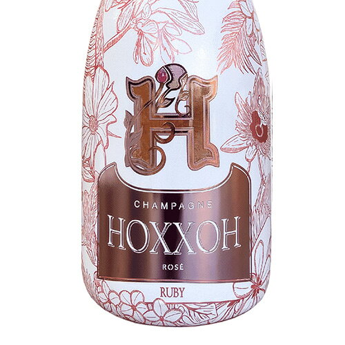 【正規輸入品】HOXXOH オックス ルビー NV 750ml 箱なし ロゼ ブリュット シャンパン 送料無料 ギフト対応可 ラッピング ボックス 1本用 2本用 熨斗 誕生日 プレゼント お祝い [[wrap01][wrap03] r-concier-10006996 SAKE People サンプル画像2