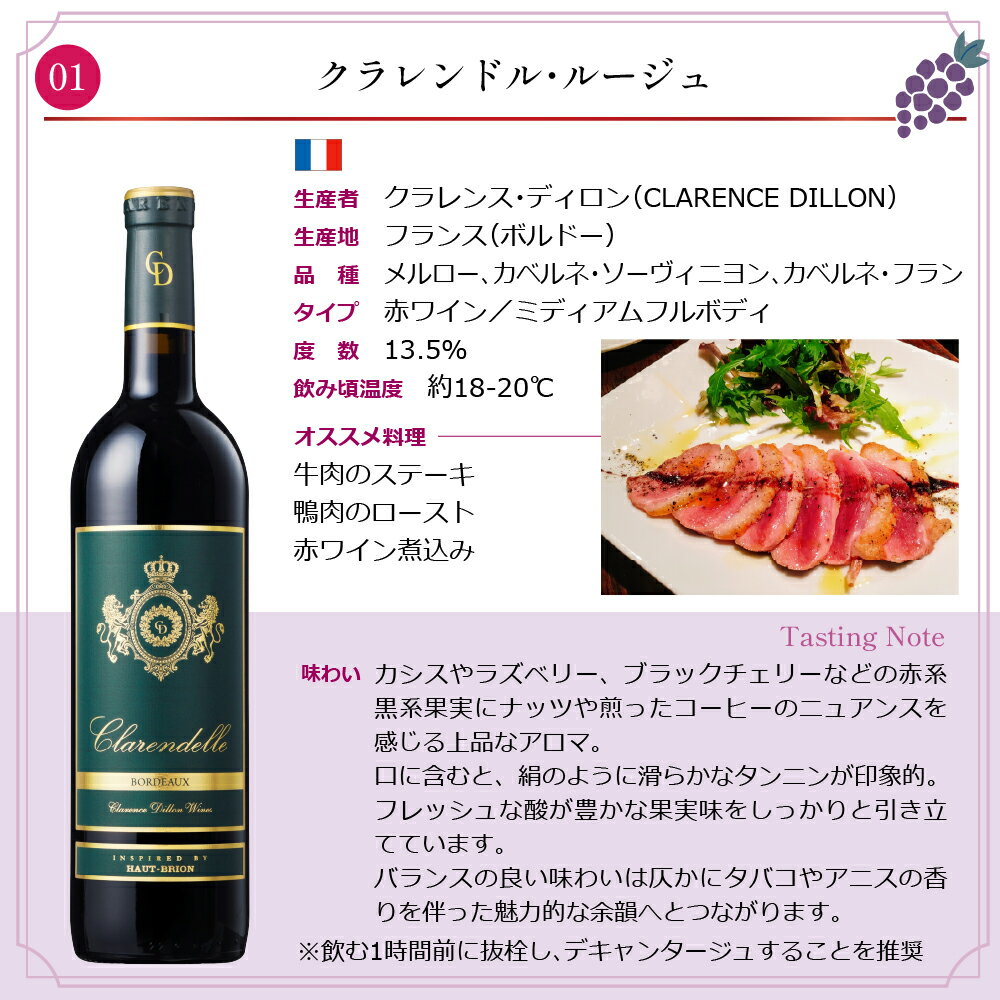 【6本セット】エノテカ売れ筋 赤白泡 バラエティ ワインセット 世界4カ国 飲み比べ 750ml×6本 フランス スペイン チリ オーストラリア 送料無料 r-concier-10006903 SAKE People サンプル画像2