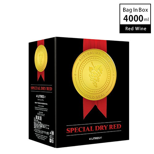 デ ボルトリ ゴールド シール スペシャル ドライ レッド NV 4000ml 4L バックインボックス 赤ワイン オ..