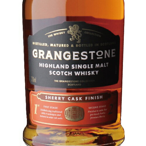 グレンジストン ハイランド シングルモルトシェリーカスク 40% 750ml 箱付 スコッチ ウイスキーギフト対応可 ラッピング 熨斗 誕生日 プレゼント お祝い [[wrap04]