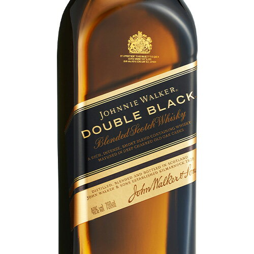 ジョニー ウォーカー ダブルブラック 40% 700ml 箱なし ブレンデッド スコッチ ウイスキー ギフト対応可 ラッピング ボックス 1本用 2本用 熨斗 誕生日 プレゼント お祝い [[wrap01][wrap03]