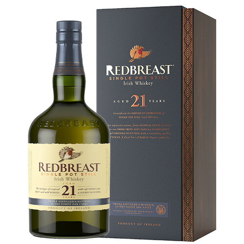 【正規輸入品】レッドブレスト 21年 46% 700ml 箱付 シングルポットスチル アイリッシュ ウイスキー ギ..