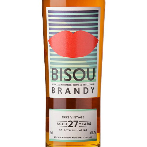 ザ ゴールドフィンチ ビズー ブランデー 1993 27年 40% 700ml 箱なし ブランデー アーリーランデッド ギフト対応可 ラッピング 誕生日 プレゼント お祝い [[wrap03]