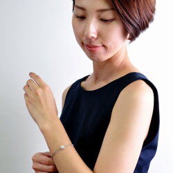 【動画付:3秒で装着完了/マグネット・クラスプ】【新商品】★パヴェボールダブルチェーンブレスレット★スワロフスキークリスタル6mmマグネットクラスプミラーボールキラキラパーティswarovski※メール便送料無料