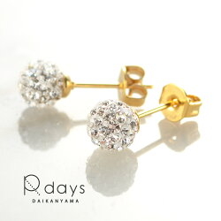 パヴェボールピアス6mm