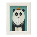 アートパネル 動物 18×13.5cm 武内祐人 パンダ 壁掛けアート アート パネル 北欧 壁掛け 卓上 両用 子供部屋 インテリア 小さい 絵 かわいい お...