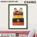 アートパネル ブランド シャネル CHANEL Mサイズ オマージュ キャンバスアート フレーム付き パロディアート オマージュアート ブランドポスター メイク...